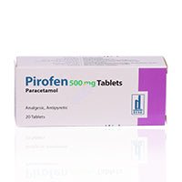 Pirofen 500mg Tablets 20'S