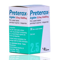 Preterax 2.5/0.625mg Tablets 30'S