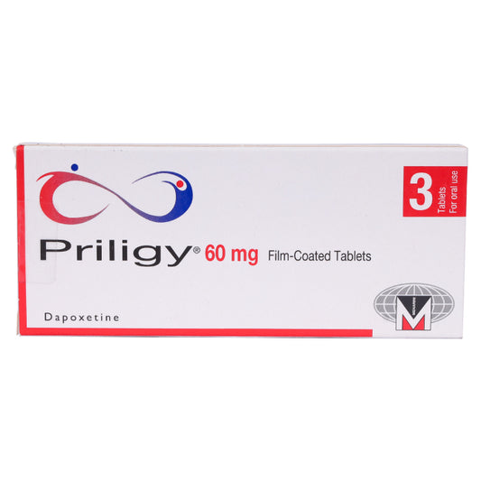 PRILIGY 60MG TABLETS 3'S