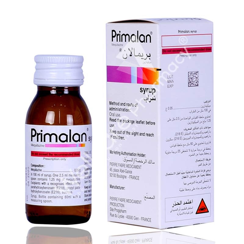 Primalan 30mg Syrup 60ml