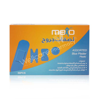 Prime Blue Wound Plaster Assorted 50'S