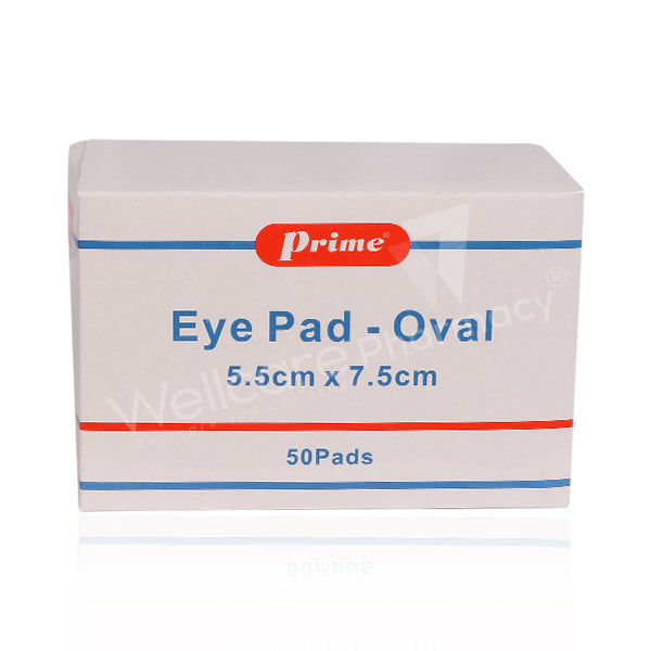 Prime Eye Pad Oval 5.5x7.5cm 50'S