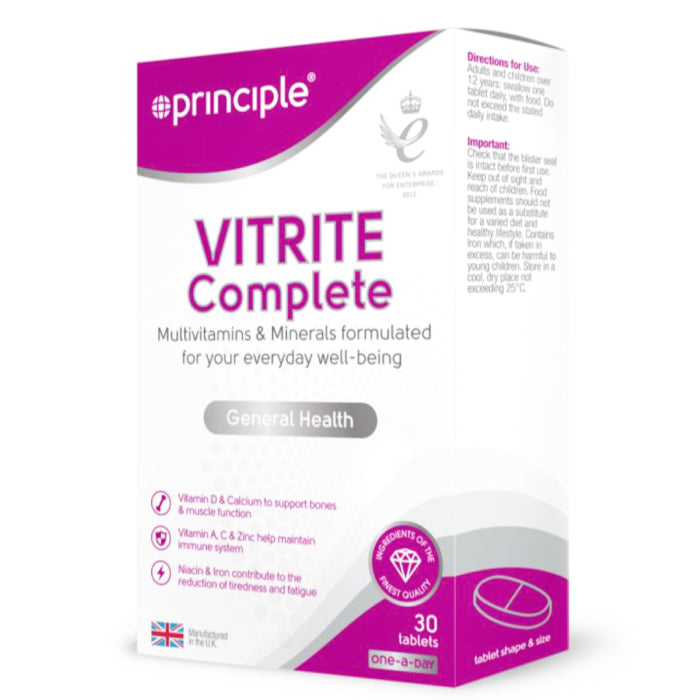 Principle Health Vitrite Complete Multivitamin Tablets 30'S
