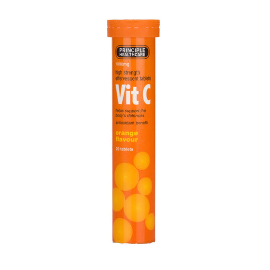 Principle Healthcare Vitamin C 1000mg Effervescent Tablets 20'S