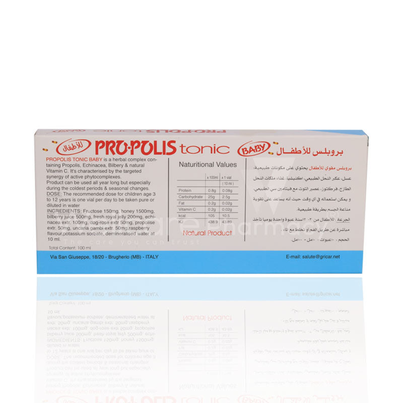 Propolis Baby Tonic Vial 10ml 10”s