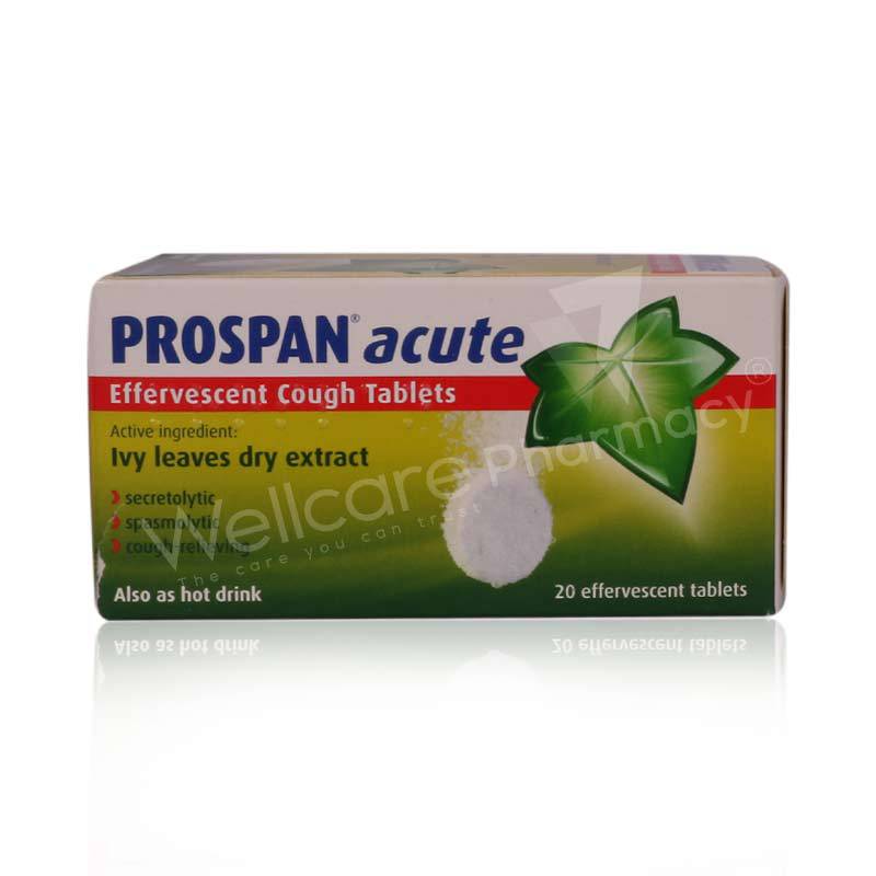 Prospan Acute Effervescent Tablets 20'S – Wellcare Pharmacy