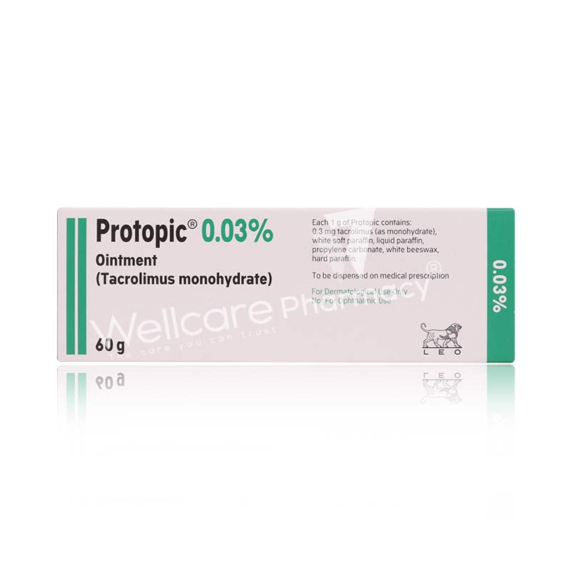 Protopic 0.03% Ointment 60g - Wellcare Pharmacy