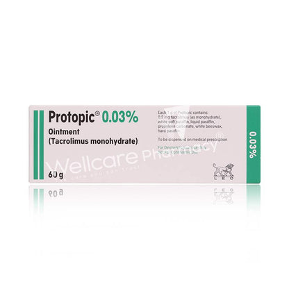 Protopic 0.03% Ointment 60g - Wellcare Pharmacy