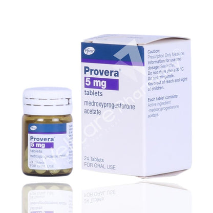 Provera 5Mg Tablets 24'S