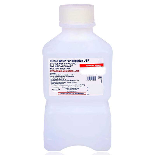 QATAR PHARMA WATER FOR IRRIGATION BOTTLE 1 LITER