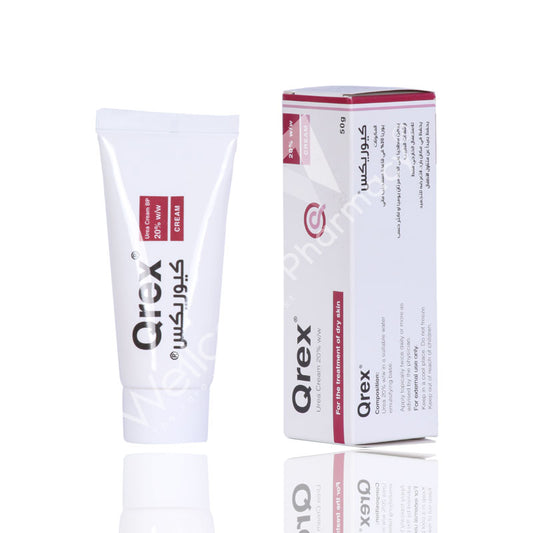 Qrex Urea 20% Cream 50gm - Wellcare Pharmacy