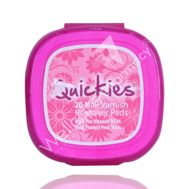 Quickes Nail Varnish Remover Pad Small 20'S 86181