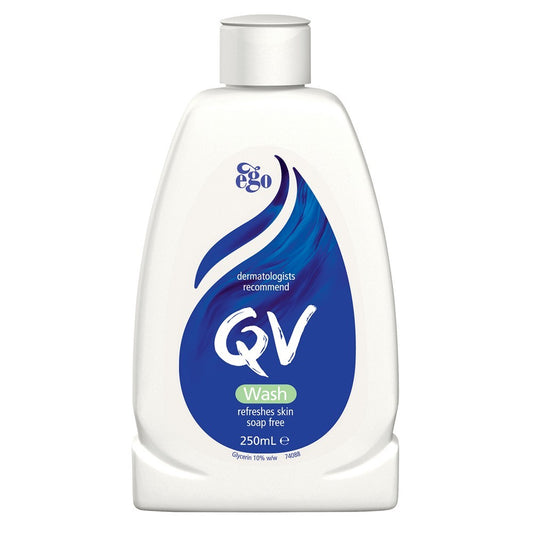 Qv Wash Refreshes Skin Soap Free250ml