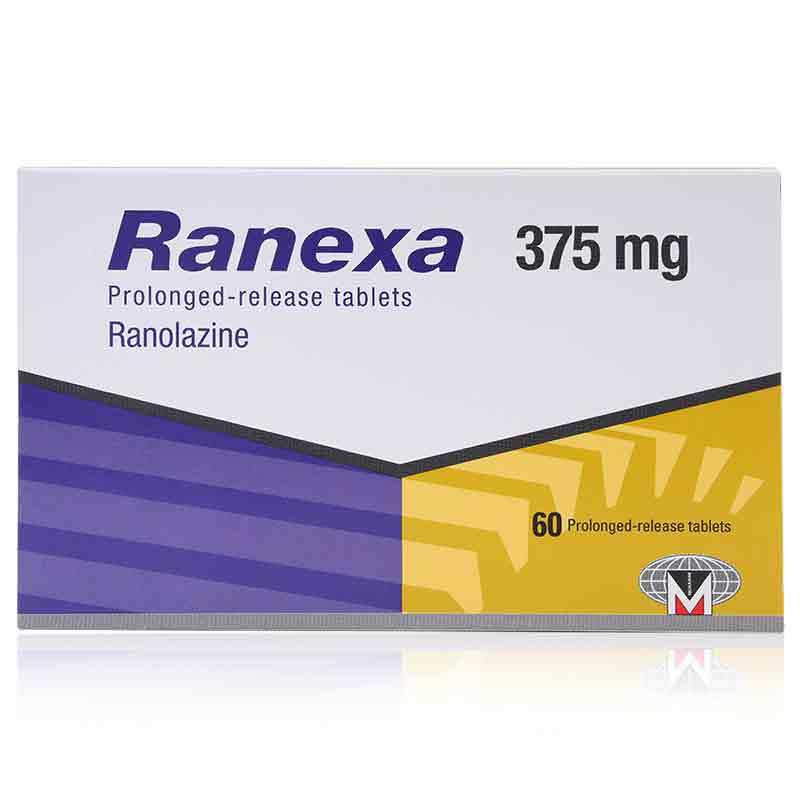 Ranexa 375Mg Tablet 3 X 20 60'S