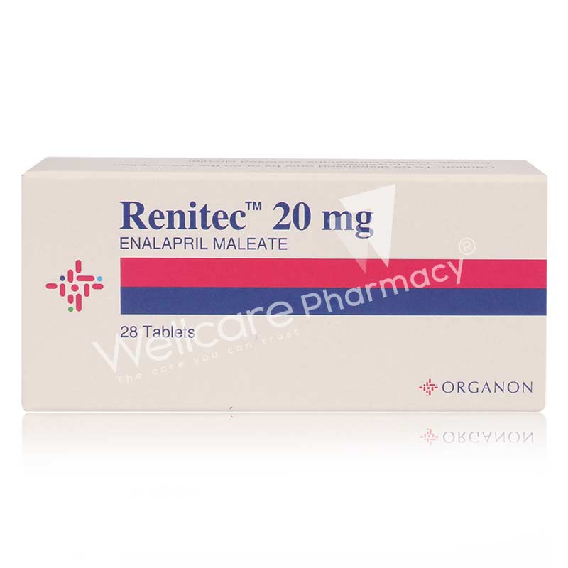 Renitec 20Mg Tablets 28'S – Wellcare Pharmacy