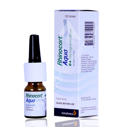 Rhinocort Aqua 64Mcg 120 Doses Nasal Spray
