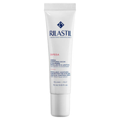 Rilastil Difesa Emollient, Soothing Cream For Eyelids & Eye Contour Area 15ml