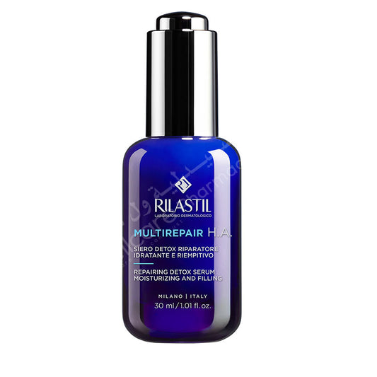 Rilastil Multirepair Ha Repairing Detox Serum Moisturizing & Filling 30Ml