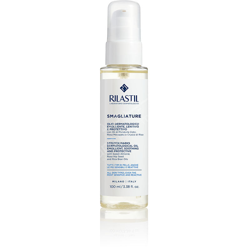 Rilastil Smagliature Stretch Marks Dermatological Oil Emollient Soothing &Protective 100Ml
