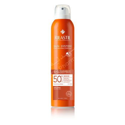 Rilastil Sun System Transparent Spray Spf 50+ 200ml
