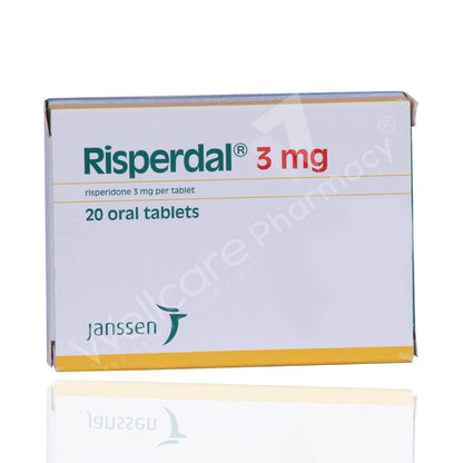 RISPERDAL 3MG TAB 20'S