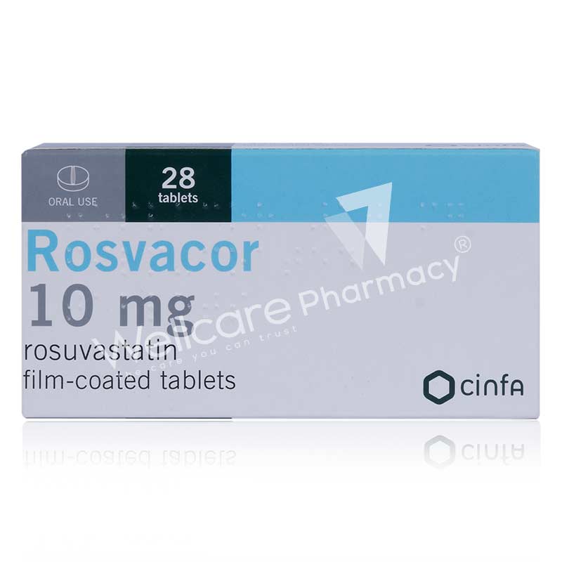 Rosvacor 10mg Tablets 28'S