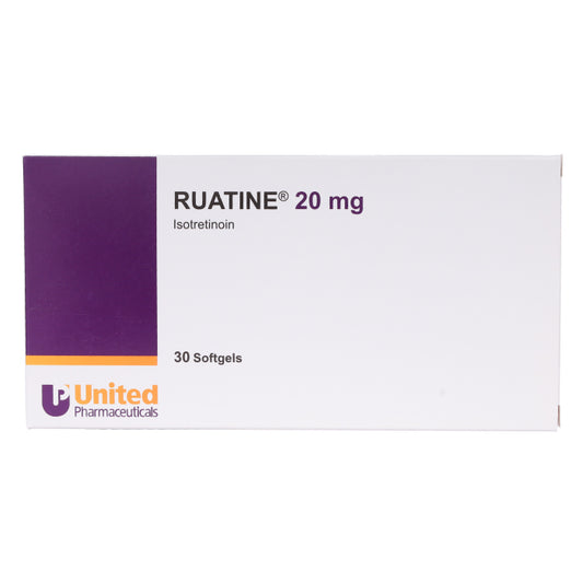 RUATINE 20MG SOFTGELS 30'S