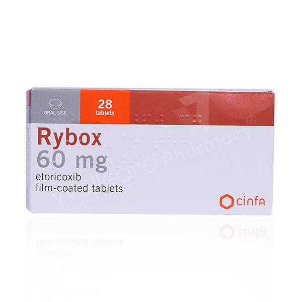 Rybox 60Mg Tablets 28'S Rybox 60Mg Tablets 28'S