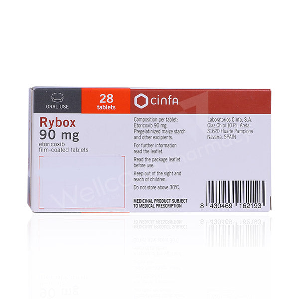 Rybox 90Mg Tablets 28'S