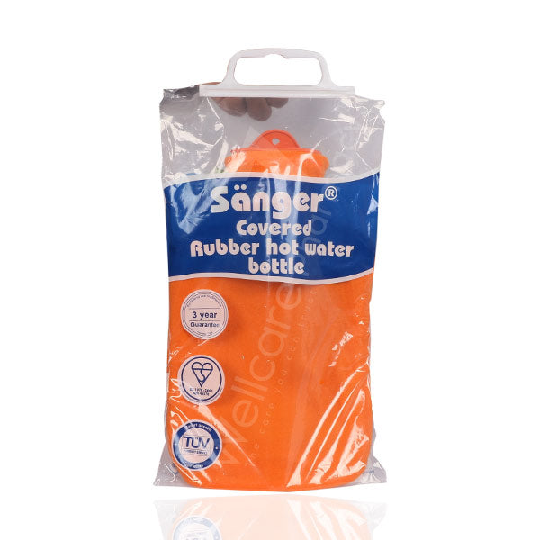 Sanger 133864 Hot Water Bag With Cover Orange