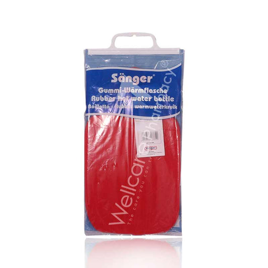 Sanger Classic Fleece Cover Hot Water Bag Red
