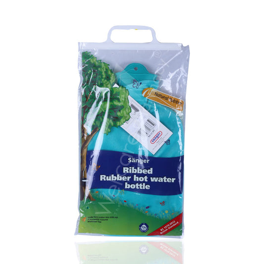 Sanger Hot Water Bag Classic Velour Cover Petrol Green