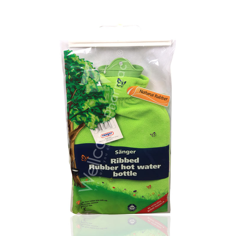 Sanger Hot Water Bag Green With Cover