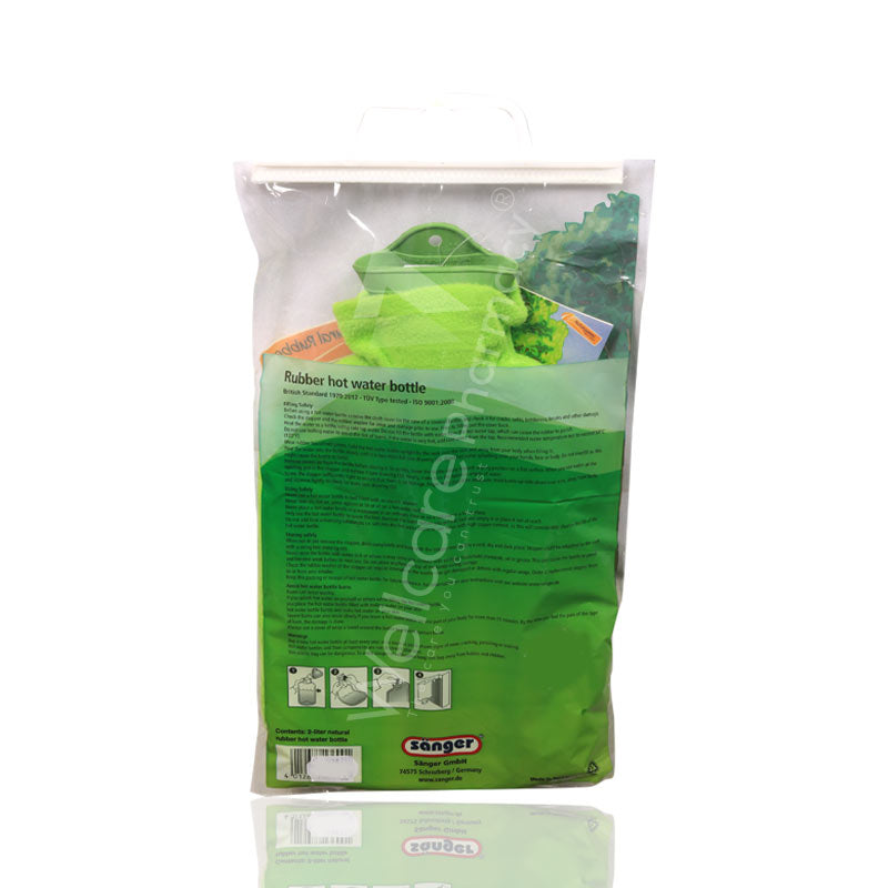 Sanger Hot Water Bag Green With Cover