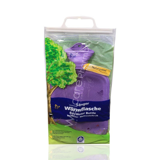 Sanger Hot Water Bag One Side Ribbed Light Purple