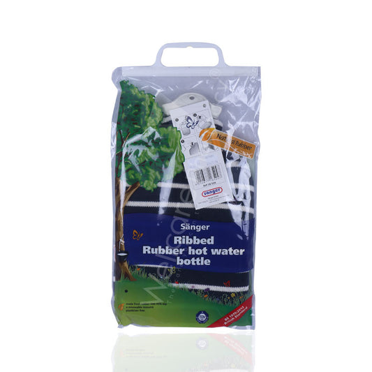 Sanger Hot Water Bag With Cover Blue