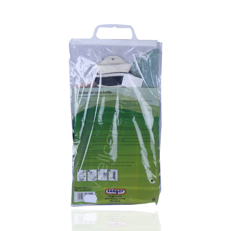 Sanger Hot Water Bag With Cover Blue