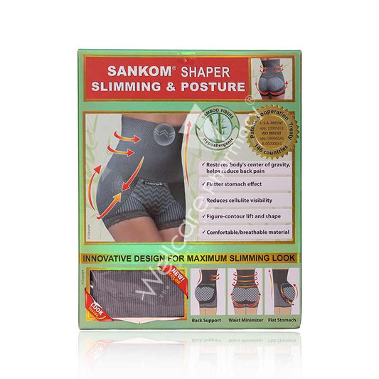 SANKOM 013BM L/XL GREY WOMENS BAMBOO BRIEF