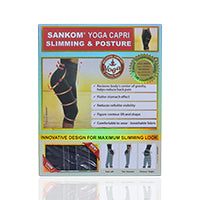 SANKOM BLACK AND SILVER PATENT YOGA CAPRI LEGGINGS SMALL AND MEDIUM