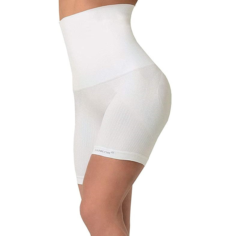 SANKOM PATENT PEARL BRIEFS WHITE L AND XL
