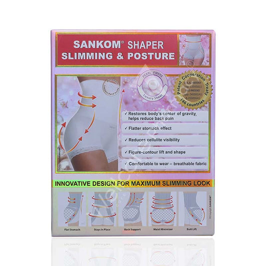 SANKOM PATENT PEARL BRIEFS WHITES AND M