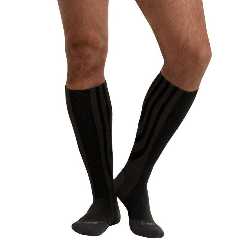 SANKOM PATENT SOCKS COMPRESSION BLCK COLOR SIZE 11