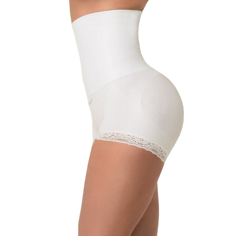SANKOM PEARL FIBERS LUXURY SHORT SHAPER WOMEN WHITE XXL