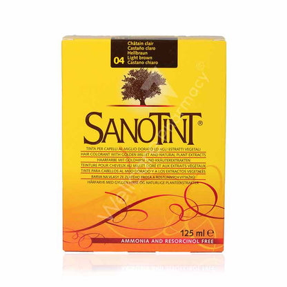 Sanotint  04 Light Brown Hair Colour  125Ml