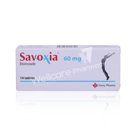 Savoxia 60mg Tablets 14'S - Wellcare Pharmacy