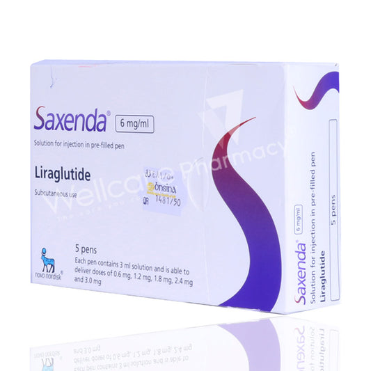 Saxenda 6Mg/Ml Solution For Injection 3Ml 5'S