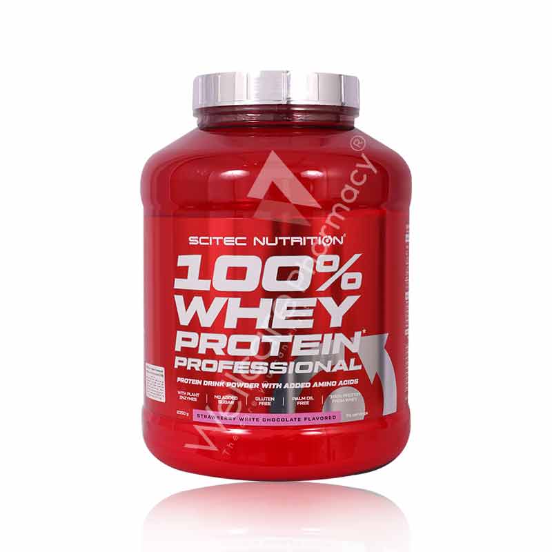 Scitec Nutrition 100% Whey Protein Strawberry White Chocolate 2350Gm