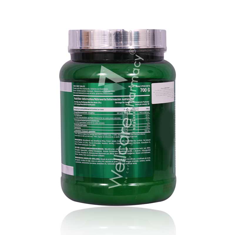 Scitec Nutrition Whey Isolate Chocolate Hazelnut Flavor 700Gm