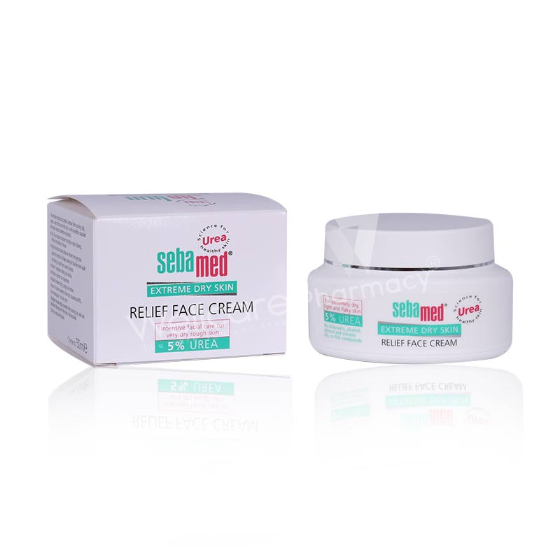SEBA MED UREA RELIEF FACE CREAM 50ML