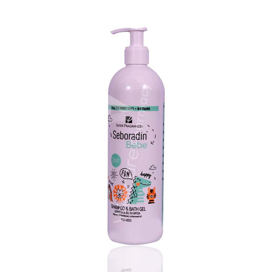 Seboradin Bebe Shampoo & Bath Gel For Kids 500Ml